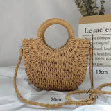 Boho Handmade Straw Bag