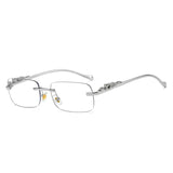 Rimless Square Sunglasses - The Next Door Neighbor 