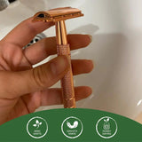 Rose Gold Double Edge Safety Razor - The Next Door Neighbor 