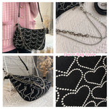 Heart Pattern Shoulder Bag - The Next Door Neighbor 