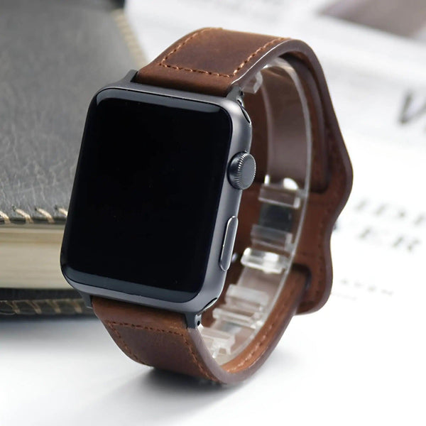 Genuine Leather Band For Apple Watch - The Next Door Neighbor 