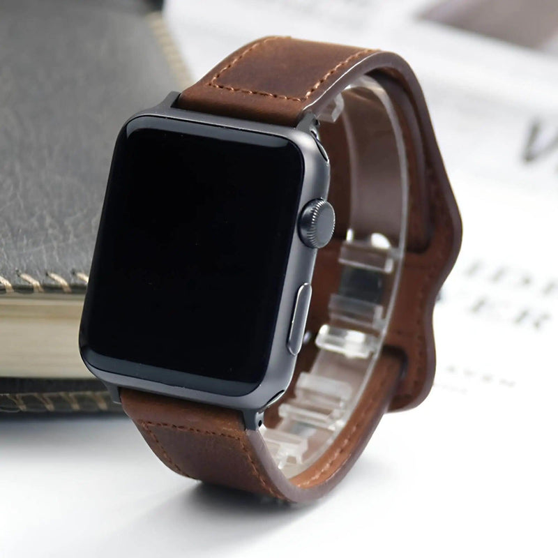 Genuine Leather Band For Apple Watch - The Next Door Neighbor 