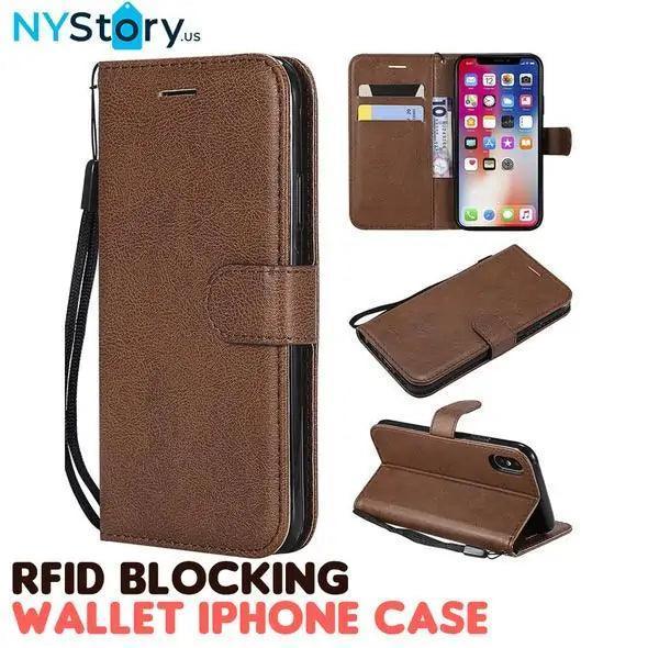 RFID Blocking Wallet Iphone Case - The Next Door Neighbor 