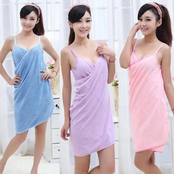 Towel Wrap Dress - The Next Door Neighbor 