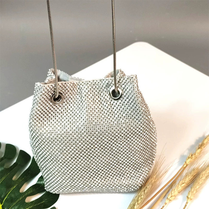 Sequin Crossbody Mini Chain Bag