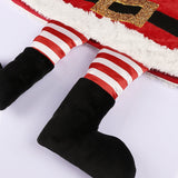 Santa Claus Feet Sequin Tree Base Collar Apron