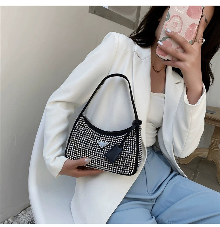 Elegant Light Diamond Women's Summer Fashion Shoulder Handbag