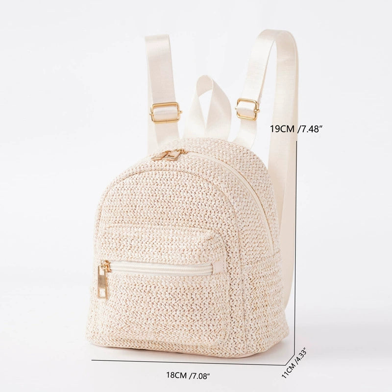 Simple Street Trendy Straw Bag