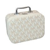 Portable Single Layer with Mirror Cosmetic Bag