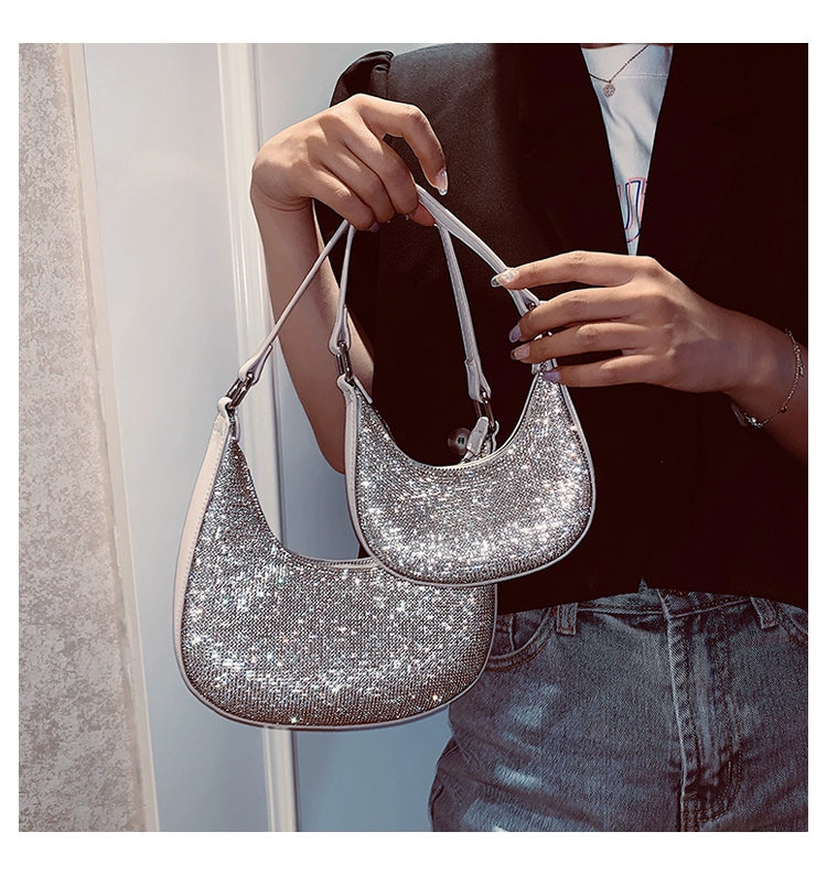 Diamond Chain Shoulder Bag