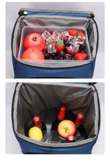 Double Shoulder Waterproof Picnic Cold Storage Bag