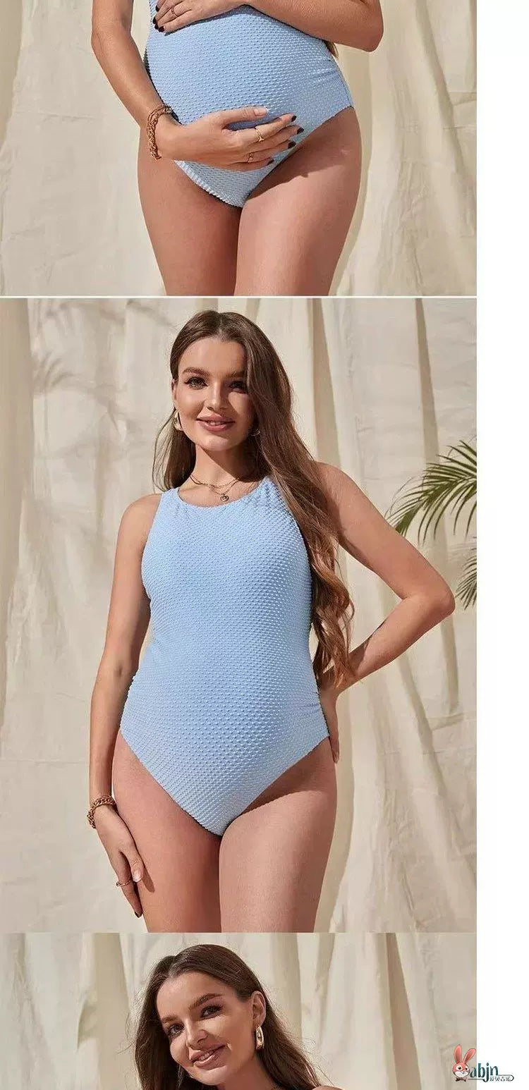 Pregnant Belly Support Swimsuit