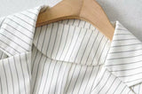 Classic Cut Lazy Vertical Pattern Short Suit Jacket