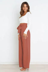 Fashion Workplace Casual Wide Leg Trousers