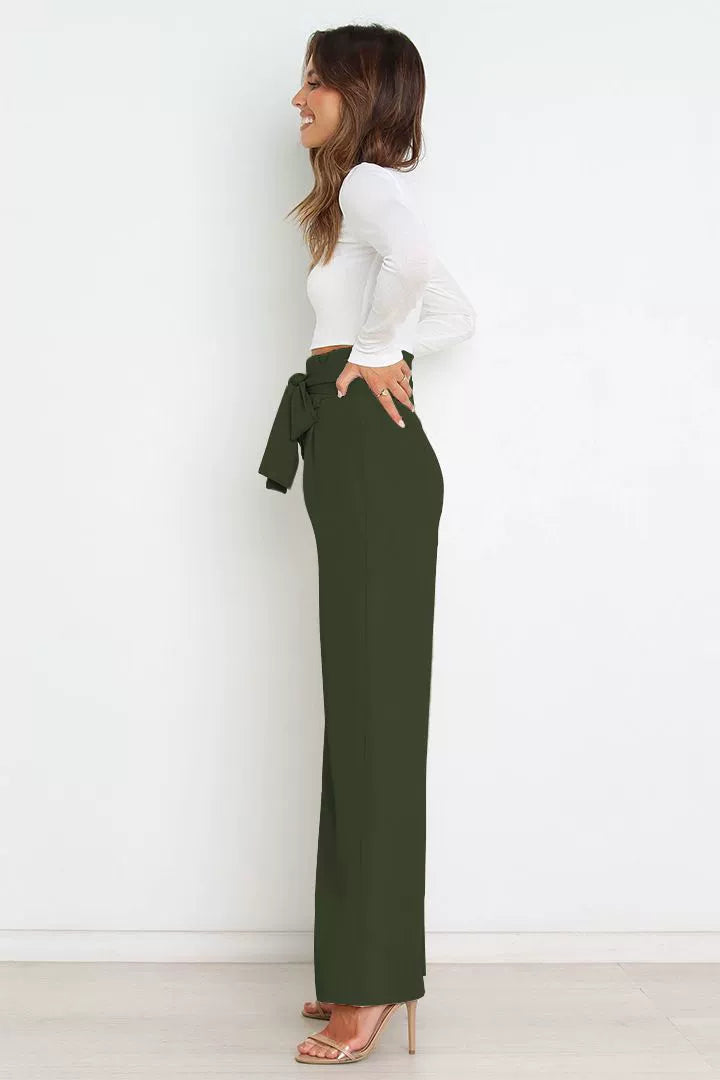 Fashion Workplace Casual Wide Leg Trousers