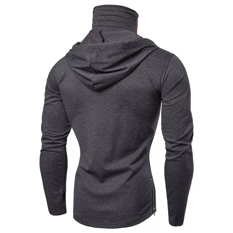 Men's Stretch Fitness Hoody -  Long Sleeve