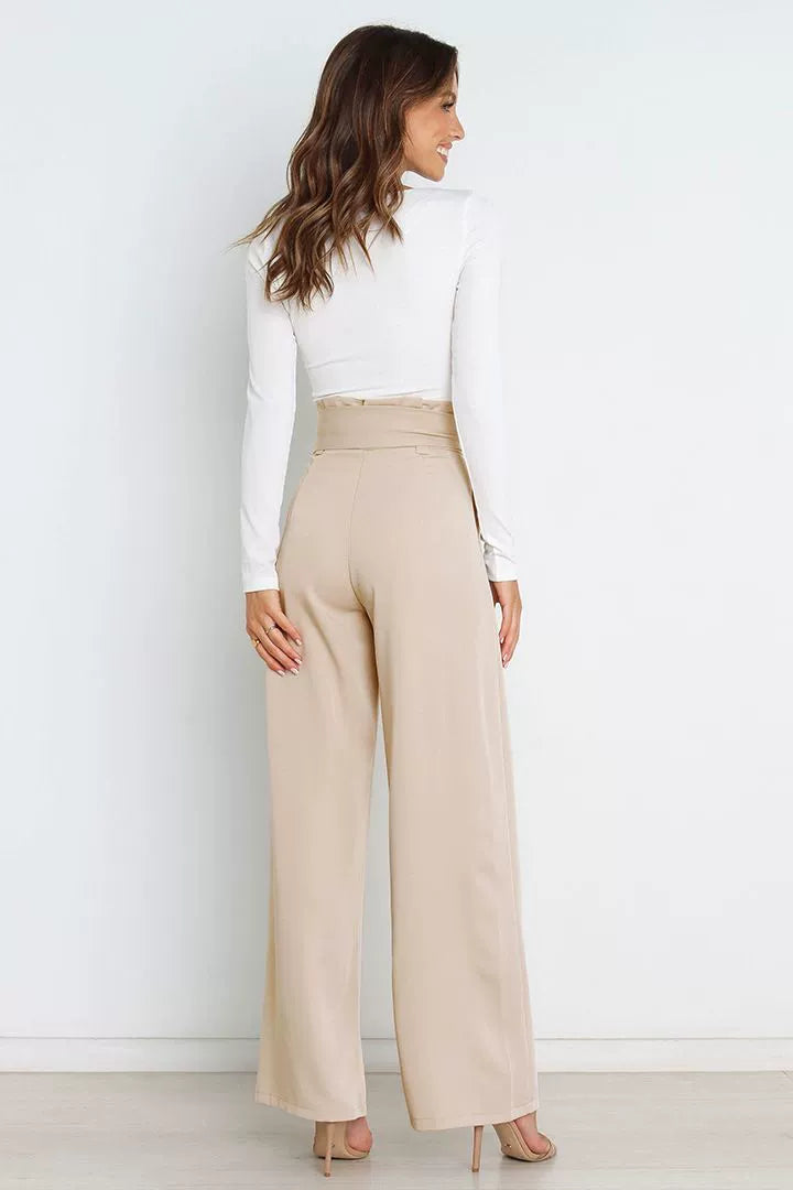 Fashion Workplace Casual Wide Leg Trousers