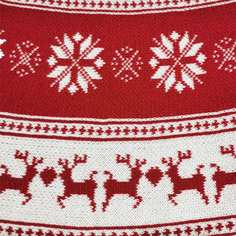 Elk Snowflake Christmas Tree Apron