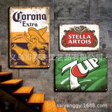 Drink Retro Iron Wall Decoration