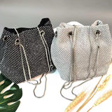 Sequin Crossbody Mini Chain Bag