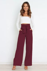 Fashion Workplace Casual Wide Leg Trousers