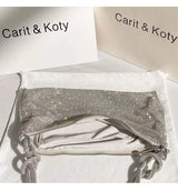 Handmade Metal Sequins Fancy Crystal Bag