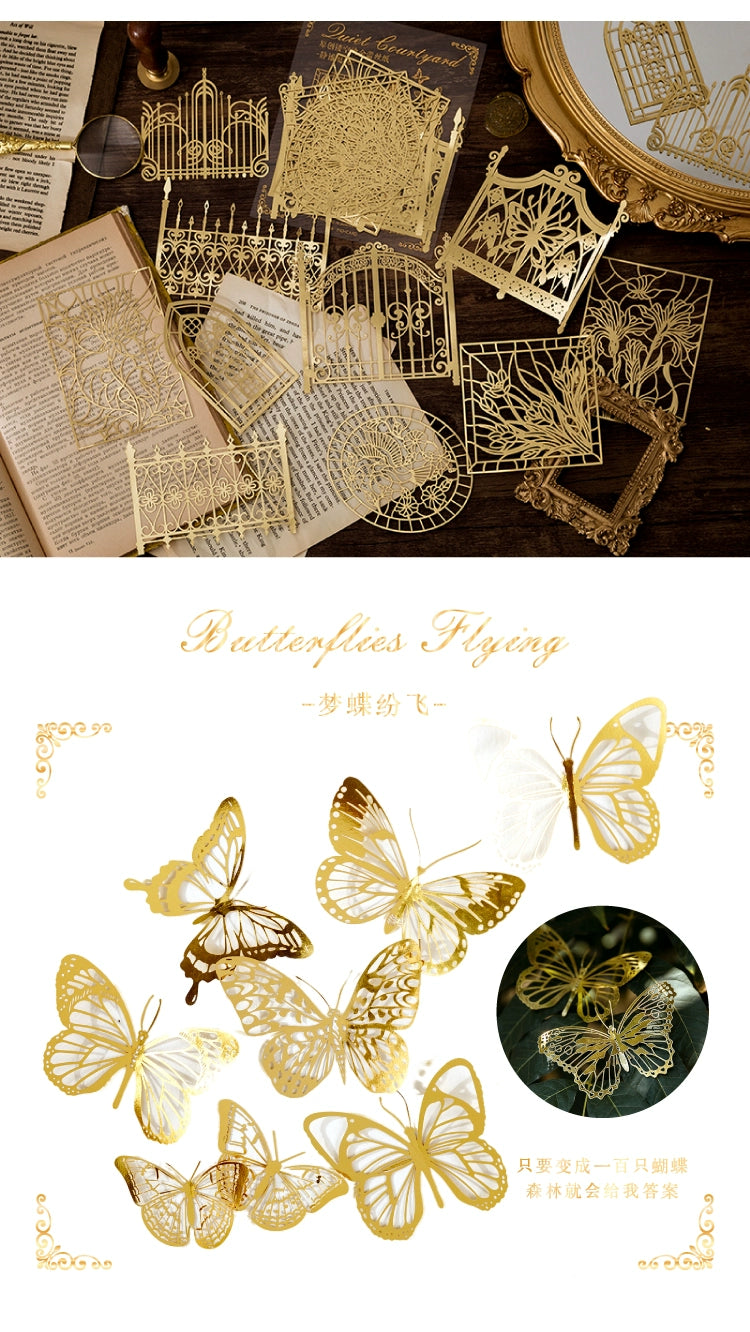 Hollowed Romantic Gorgeous Butterfly Magic Array Paper Decorations