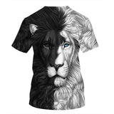 Men's Three-Dimensional Round Neck Short Sleeve T-shirt