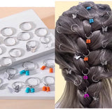 Ethnic Style Spiral Barrettes