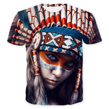 Men's Three-Dimensional Round Neck Short Sleeve T-shirt