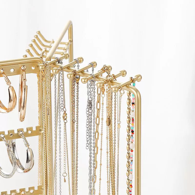 Large Necklace, Earrings and Ring Storage