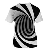 Men's Three-Dimensional Round Neck Short Sleeve T-shirt