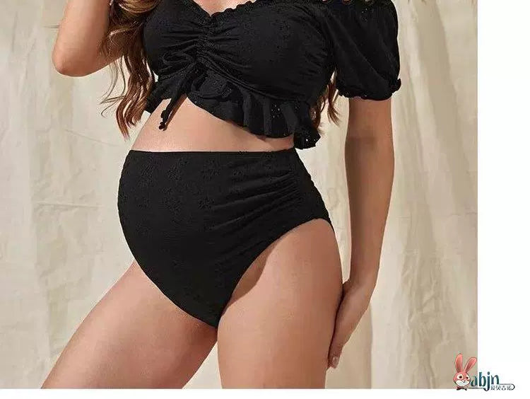 Pregnant Belly Support Swimsuit