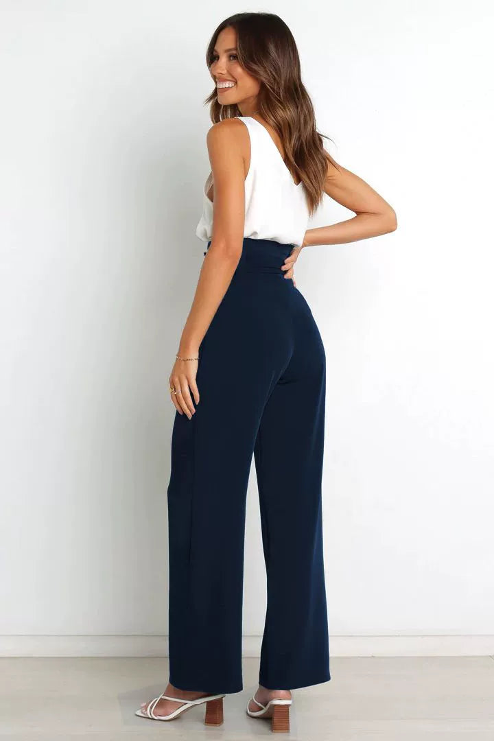 Fashion Workplace Casual Wide Leg Trousers