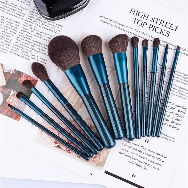 8 PCs Full Set Makeup Brushes