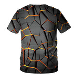 Men's Three-Dimensional Round Neck Short Sleeve T-shirt