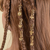 Ethnic Style Spiral Barrettes