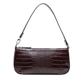 Kendall Retro Crocodile Pattern Socialite Underarm Bag