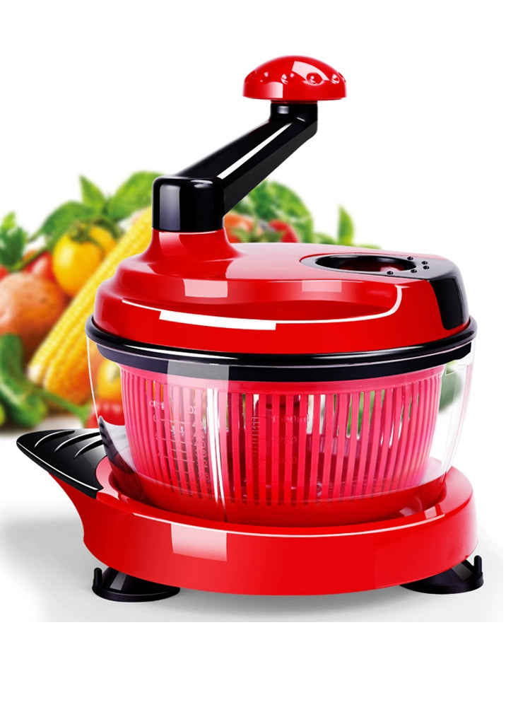 Manual Multifunctional Vegetable-Cutting Machine – Mincer, Shredder, Crusher, and Puree Maker