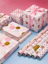 Pink Bouquet Gift Wrap Paper