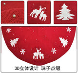 Elk Snowflake Christmas Tree Apron