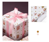 Pink Bouquet Gift Wrap Paper