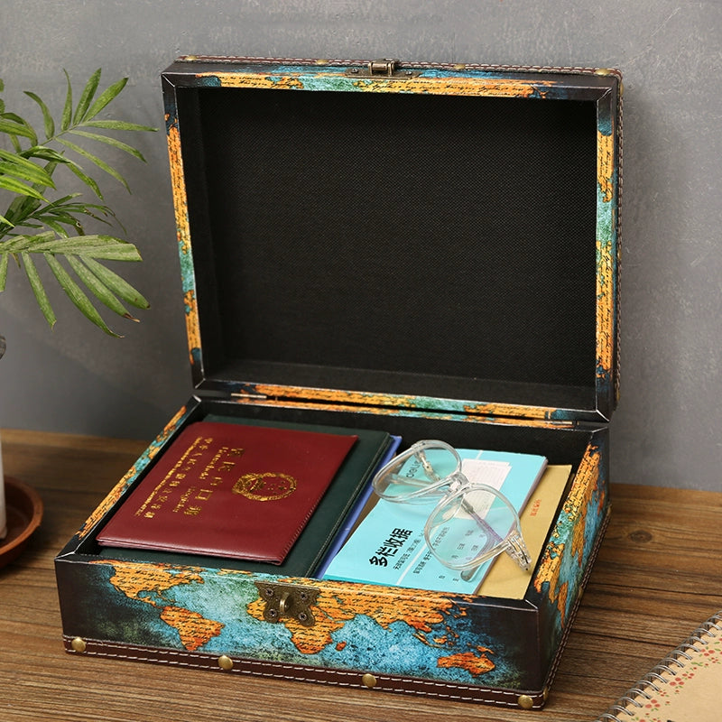 Large Password Box - Storage Box with Lock