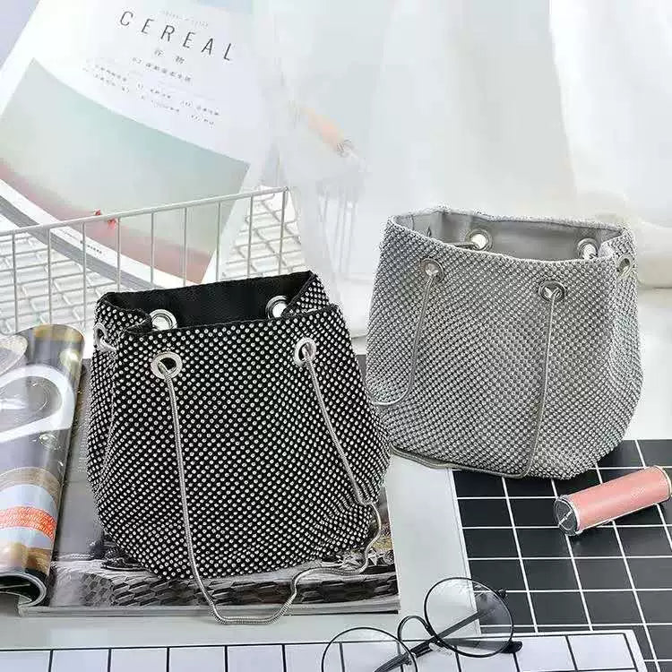 Sequin Crossbody Mini Chain Bag