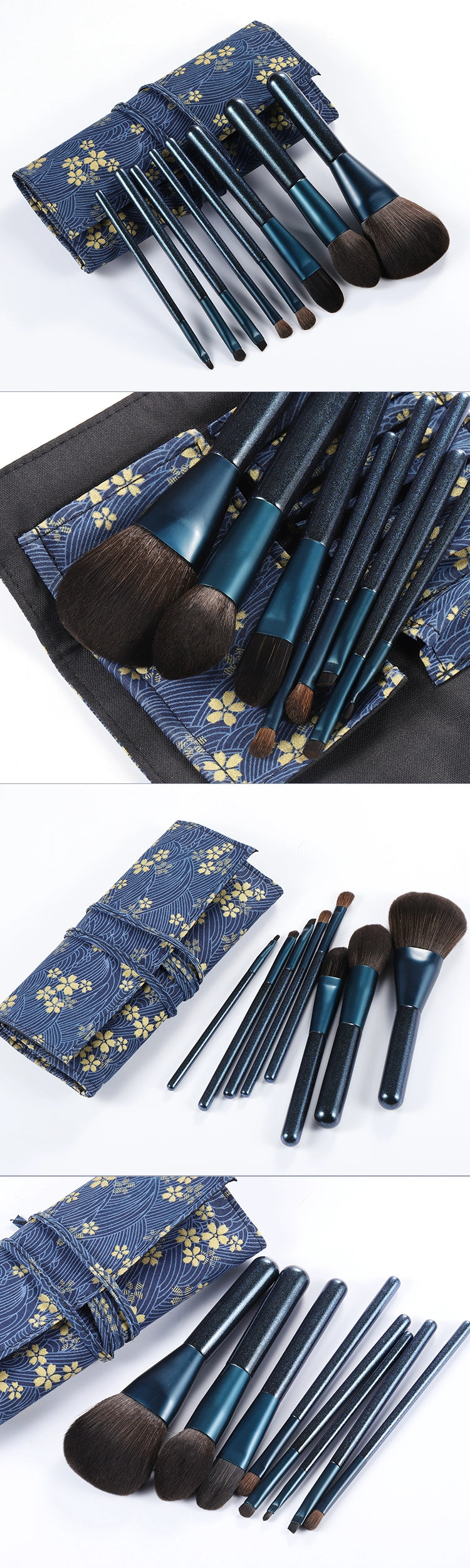 8 PCs Full Set Makeup Brushes