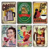 Drink Retro Iron Wall Decoration