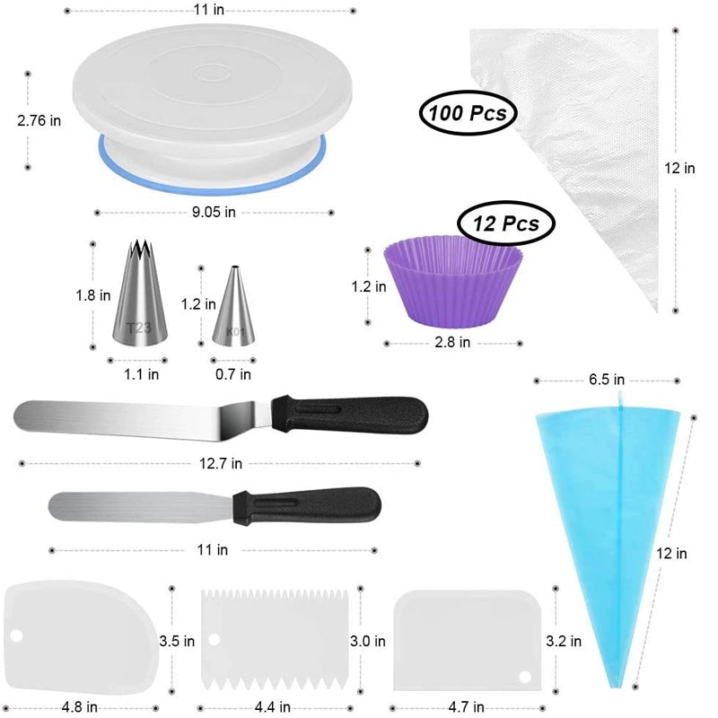 Decorating Pouch Mouth Tools Full Set Boxed for Home