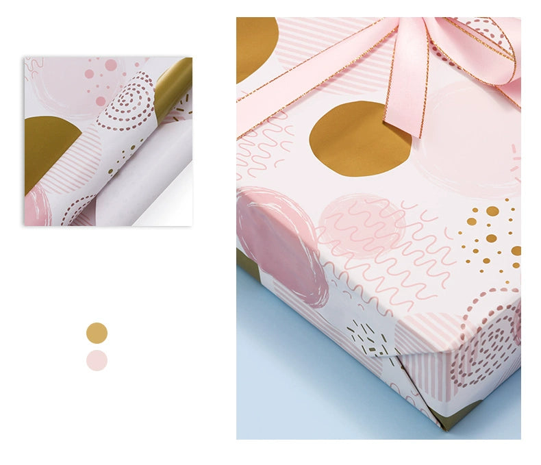 Pink Bouquet Gift Wrap Paper