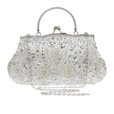 Retro Satchel Dinner Party Beaded Women's Bag