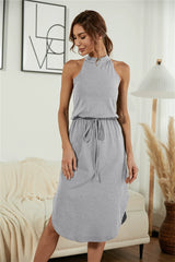 Halter Split Dress